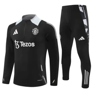 Manchester United Trenings Collegegenser Set 2024/2025 Svart