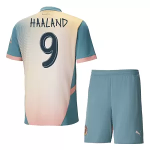 Manchester City Erling Haaland 9 Fjerde trøye Barn 2024/2025 Manchester City Erling Haaland 9 Fjerde trøye Barn 2024/2025