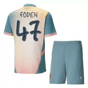 Manchester City Phil Foden 47 Fjerde trøye Barn 2024/2025 Manchester City Phil Foden 47 Fjerde trøye Barn 2024/2025