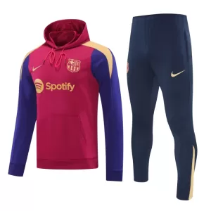 Barcelona Hoodie Trenings Collegegenser Set 2024/2025 Rød Barcelona Hoodie Trenings Collegegenser Set 2024/2025 Rød