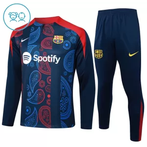 Barcelona Trenings Collegegenser Set Barn 2024/2025 Navy Barcelona Trenings Collegegenser Set Barn 2024/2025 Navy