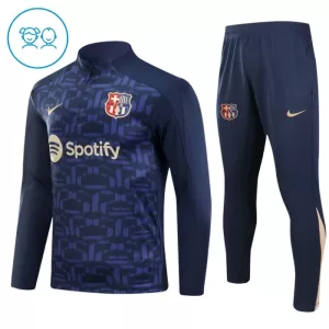 Barcelona Trenings Collegegenser Set Barn 2024/2025 Navy Barcelona Trenings Collegegenser Set Barn 2024/2025 Navy