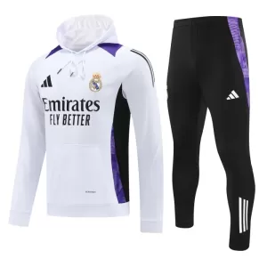 Real Madrid Hoodie Trenings Collegegenser Set 2024/2025 Hvit Real Madrid Hoodie Trenings Collegegenser Set 2024/2025 Hvit