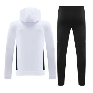 Real Madrid Hoodie Trenings Collegegenser Set 2024/2025 Hvit