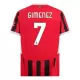 AC Milan Santiago Gimenez 7 Hjemmetrøye 2024/2025