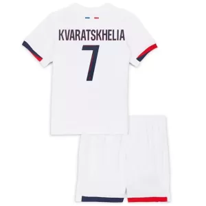 Paris Saint-Germain Kvaratskhelia 7 Bortetrøye Barn 2024/2025 Paris Saint-Germain Kvaratskhelia 7 Bortetrøye Barn 2024/2025