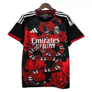 Real Madrid x Rose Trøye 2024/2025 Rød Spesiell Real Madrid x Rose Trøye 2024/2025 Rød Spesiell