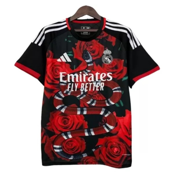 Real Madrid x Rose Trøye 2024/2025 Rød Spesiell Real Madrid x Rose Trøye 2024/2025 Rød Spesiell