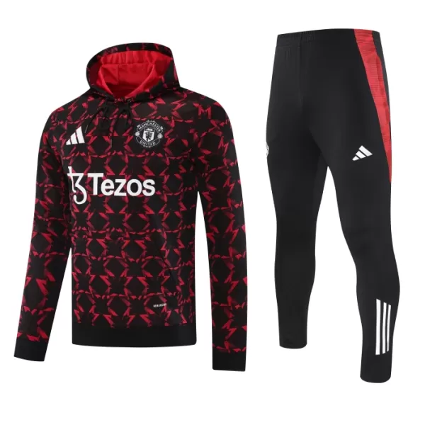 Manchester United Hoodie Trenings Collegegenser Set 2024/2025 Rød Manchester United Hoodie Trenings Collegegenser Set 2024/2025 Rød