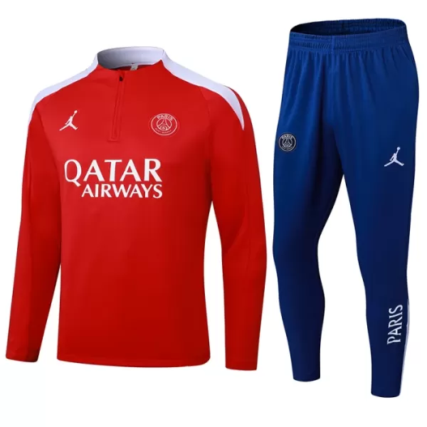 Paris Saint-Germain Trenings Collegegenser Set 2024/2025 Rød Paris Saint-Germain Trenings Collegegenser Set 2024/2025 Rød
