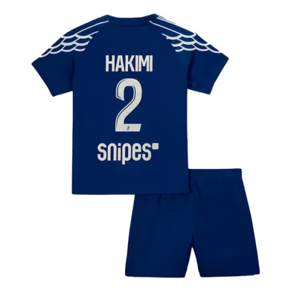 Paris Saint-Germain Achraf Hakimi 2 Fjerde trøye Barn 2024/2025 Paris Saint-Germain Achraf Hakimi 2 Fjerde trøye Barn 2024/2025