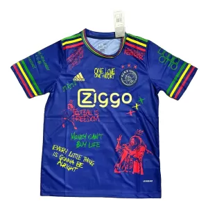 Ajax Amsterdam x Bob Marley Trøye 2024/2025 Blå Ajax Amsterdam x Bob Marley Trøye 2024/2025 Blå