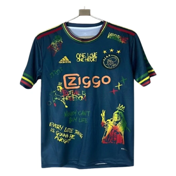 Ajax Amsterdam x Bob Marley Trøye 2024/2025 Navy Ajax Amsterdam x Bob Marley Trøye 2024/2025 Navy