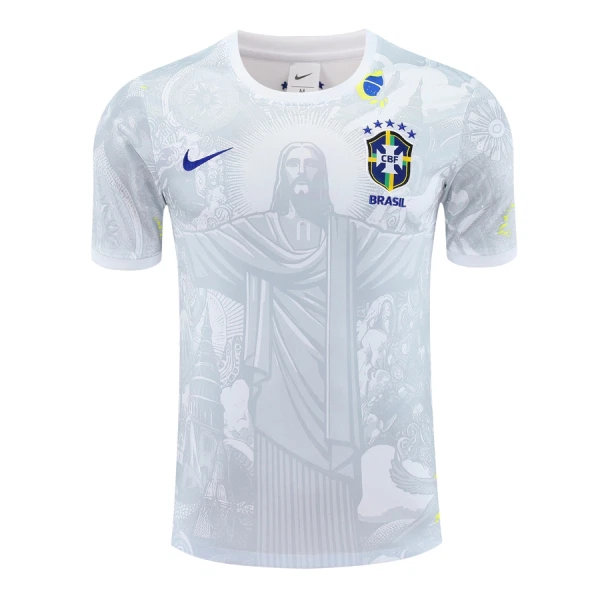 Brasil Trøye 2024/2025 Hvit Spesiell Brasil Trøye 2024/2025 Hvit Spesiell