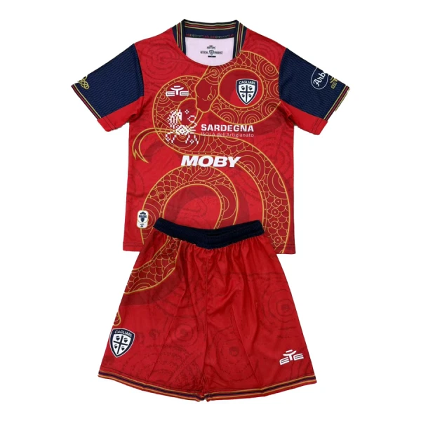 Cagliari Calcio Trøye Barn 2024/2025 Spesiell Cagliari Calcio Trøye Barn 2024/2025 Spesiell
