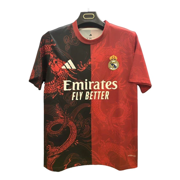 Real Madrid Trøye 2024/2025 Dragon Rød Real Madrid Trøye 2024/2025 Dragon Rød
