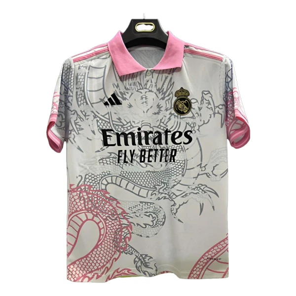 Real Madrid Trøye 2025/2026 Dragon Hvit Real Madrid Trøye 2025/2026 Dragon Hvit