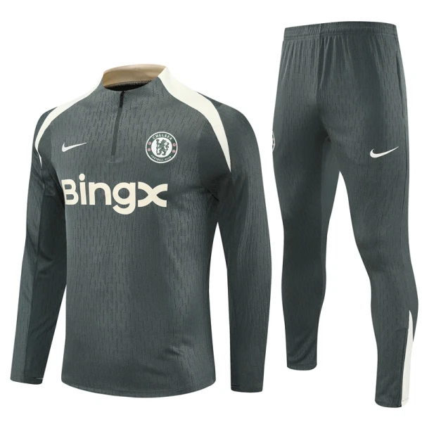 Chelsea Trenings Collegegenser Set 2025/2026 Grå Chelsea Trenings Collegegenser Set 2025/2026 Grå