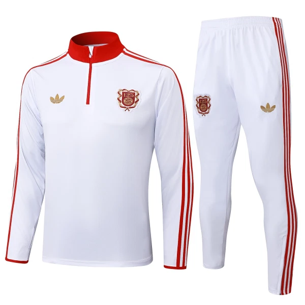 FC Bayern München Trenings Collegegenser Set 2024/2025 Hvit FC Bayern München Trenings Collegegenser Set 2024/2025 Hvit