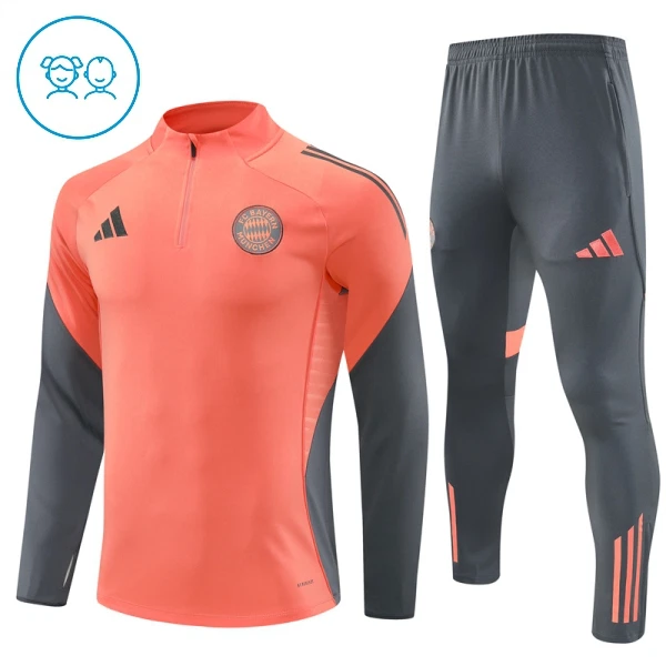 FC Bayern München Trenings Collegegenser Set Barn 2025/2026 Oransje FC Bayern München Trenings Collegegenser Set Barn 2025/2026 Oransje