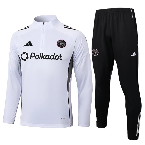 Inter Miami CF Trenings Collegegenser Set 2025/2026 Hvit Inter Miami CF Trenings Collegegenser Set 2025/2026 Hvit