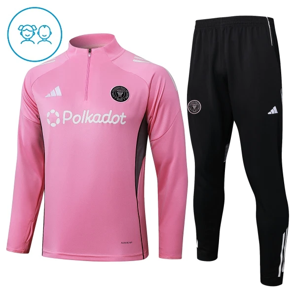 Inter Miami CF Trenings Collegegenser Set Barn 2025/2026 Rosa Inter Miami CF Trenings Collegegenser Set Barn 2025/2026 Rosa
