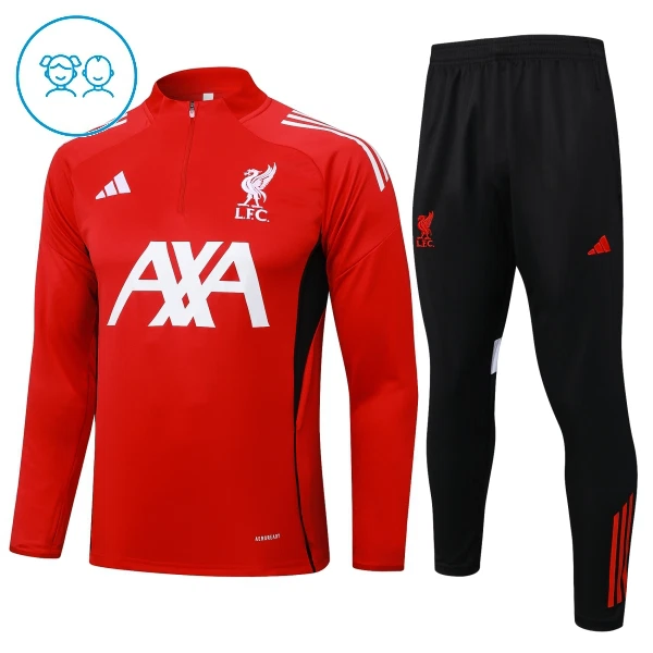 Liverpool Trenings Collegegenser Set Barn 2024/2025 Rød Liverpool Trenings Collegegenser Set Barn 2024/2025 Rød