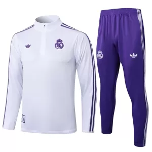 Real Madrid Trenings Collegegenser Set 2025/2026 Hvit Real Madrid Trenings Collegegenser Set 2025/2026 Hvit