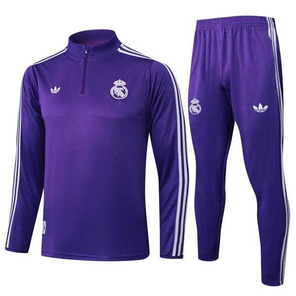 Real Madrid Trenings Collegegenser Set 2025/2026 Lilla Real Madrid Trenings Collegegenser Set 2025/2026 Lilla