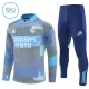 Real Madrid Trenings Collegegenser Set Barn 2025/2026 Blå Real Madrid Trenings Collegegenser Set Barn 2025/2026 Blå