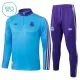Real Madrid Trenings Collegegenser Set Barn 2025/2026 Blå