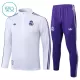 Real Madrid Trenings Collegegenser Set Barn 2025/2026 Hvit Real Madrid Trenings Collegegenser Set Barn 2025/2026 Hvit