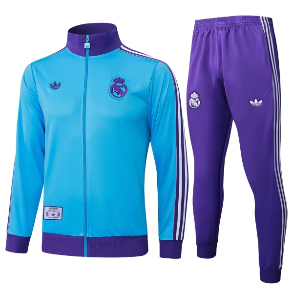 Real Madrid Treningsjakkedresser 2025/2026 Blå Real Madrid Treningsjakkedresser 2025/2026 Blå