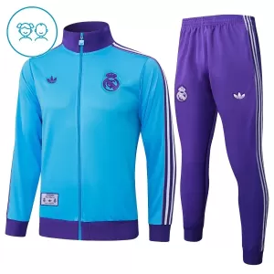 Real Madrid Treningsjakkedresser Barn 2025/2026 Blå Real Madrid Treningsjakkedresser Barn 2025/2026 Blå