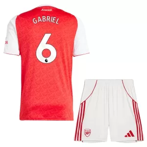 Arsenal Gabriel 6 Hjemmetrøye Barn 2025/2026