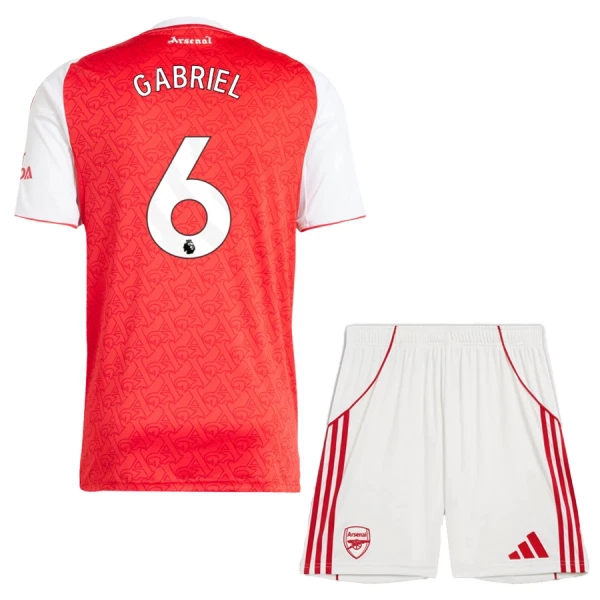 Arsenal Gabriel 6 Hjemmetrøye Barn 2025/2026 Arsenal Gabriel 6 Hjemmetrøye Barn 2025/2026