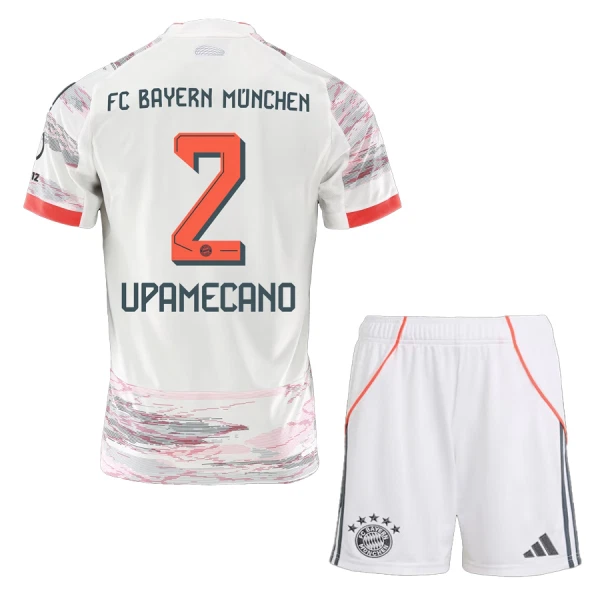 FC Bayern München Dayot Upamecano 2 Bortetrøye Barn 2025/2026 FC Bayern München Dayot Upamecano 2 Bortetrøye Barn 2025/2026