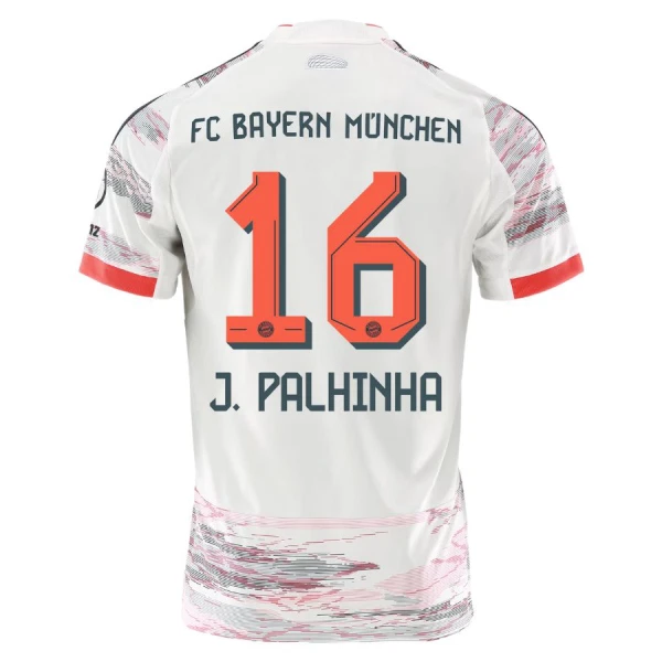 FC Bayern München J. Palhinha 16 Bortetrøye 2025/2026 FC Bayern München J. Palhinha 16 Bortetrøye 2025/2026