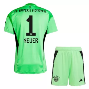 FC Bayern München Manuel Neuer 1 Målvakt Trøye Barn 2025/2026 Grønn FC Bayern München Manuel Neuer 1 Målvakt Trøye Barn 2025/2026 Grønn