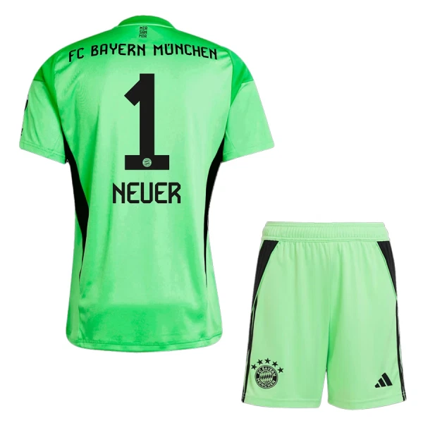 FC Bayern München Manuel Neuer 1 Målvakt Trøye Barn 2025/2026 Grønn