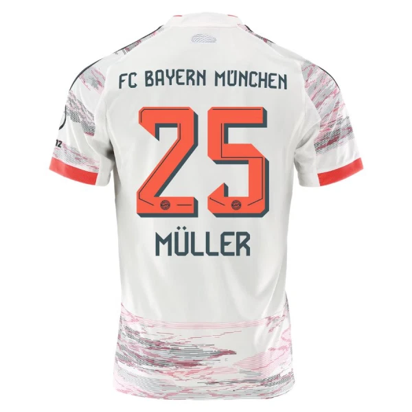 FC Bayern München Thomas Müller 25 Bortetrøye 2025/2026 FC Bayern München Thomas Müller 25 Bortetrøye 2025/2026