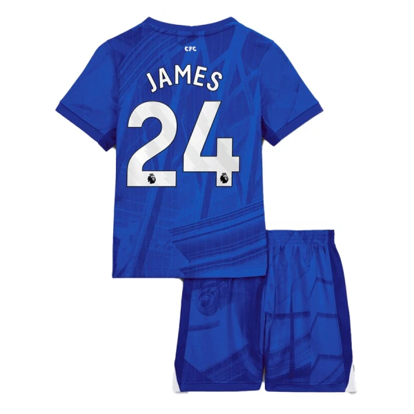 Chelsea James 24 Hjemmetrøye Barn 2025/2026 Chelsea James 24 Hjemmetrøye Barn 2025/2026