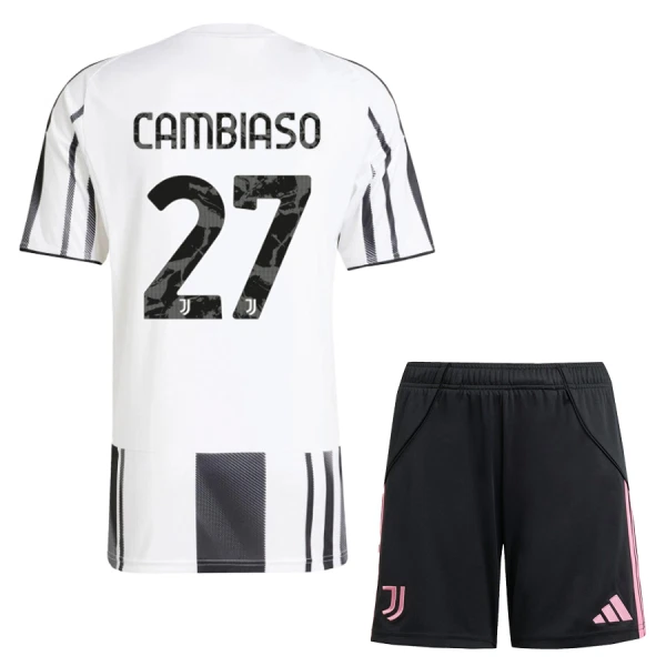 Juventus Cambiaso 27 Hjemmetrøye Barn 2025/2026