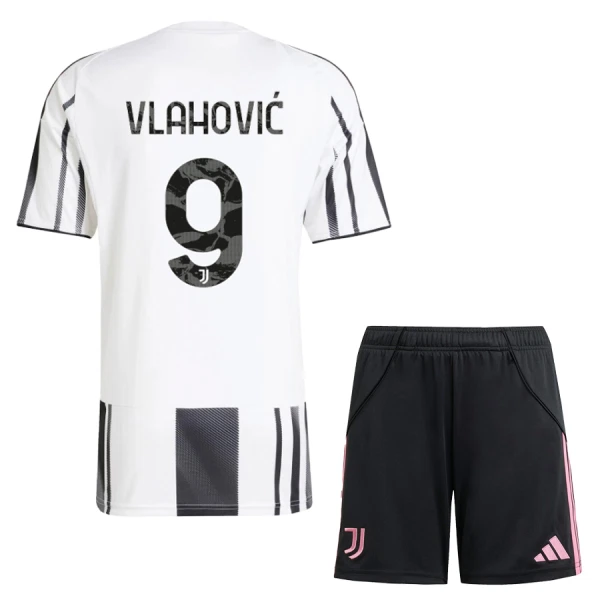 Juventus Vlahovic 9 Hjemmetrøye Barn 2025/2026 Juventus Vlahovic 9 Hjemmetrøye Barn 2025/2026