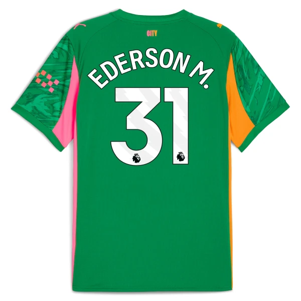 Manchester City Ederson Moraes M. 31 Målvakt Trøye 2025/2026 Grønn Manchester City Ederson Moraes M. 31 Målvakt Trøye 2025/2026 Grønn