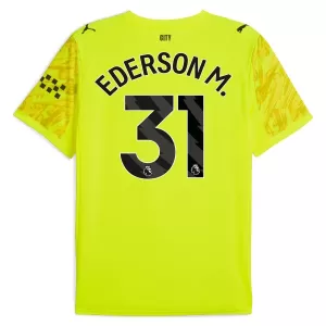 Manchester City Ederson Moraes M. 31 Målvakt Trøye 2025/2026 Gul Manchester City Ederson Moraes M. 31 Målvakt Trøye 2025/2026 Gul