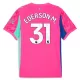 Manchester City Ederson Moraes M. 31 Målvakt Trøye 2025/2026 Rosa Manchester City Ederson Moraes M. 31 Målvakt Trøye 2025/2026 Rosa