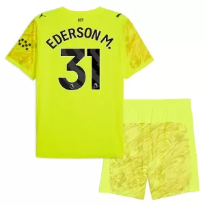 Manchester City Ederson Moraes M. 31 Målvakt Trøye Barn 2025/2026 Gul Manchester City Ederson Moraes M. 31 Målvakt Trøye Barn 2025/2026 Gul