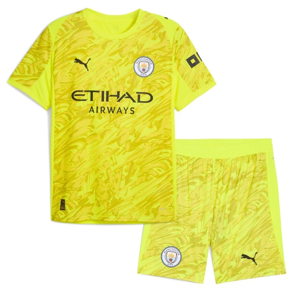 Manchester City Ederson Moraes M. 31 Målvakt Trøye Barn 2025/2026 Gul