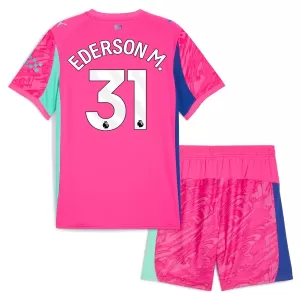 Manchester City Ederson Moraes M. 31 Målvakt Trøye Barn 2025/2026 Rosa Manchester City Ederson Moraes M. 31 Målvakt Trøye Barn 2025/2026 Rosa